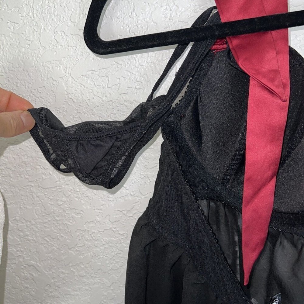 NWTS Fredericks of Hollywood Nala Babydoll Lingerie Set 2 PCS Panty XL 1D - Picture 8 of 8